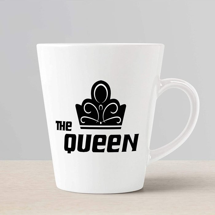Aj Prints Queen Conical Latte Mug ? 12oz Queen Mug ? Valentine?s Day Gift – Wife – Girlfriend – Funny Mug – Gifts ? Anniversary,… | Save 33% - Rajasthan Living 7