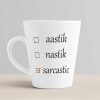 Aj Prints Aastik-Nastik-Sarcastic Cute Funny Printed Creamic Conical Coffee Mug-12oz Latte Mug for his and her, Birthday Gift, Wedding Gift | Save 33% - Rajasthan Living 10
