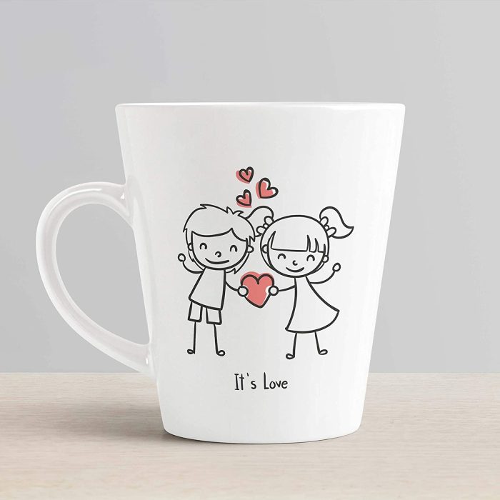 Aj Prints It’s Love Cute Lovely Couple Printed Conical Coffee Mug-12Oz Mug ?Valentine?s Day Gift – Wife – Girlfriend – Funny Mug – Gifts… | Save 33% - Rajasthan Living 6