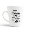 Aj Prints Love Quotes Conical Coffee Mug-Inspirational Quotes Printed 12oz Latte Mug for His and her, Birthday Gift | Save 33% - Rajasthan Living 9