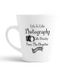 Aj Prints Life is Like Photography we Develop from The Negative Printed Conical Coffee Mug, Inspirational Quotes Mug-White,350ml | Save 33% - Rajasthan Living 9