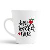 Aj Prints Best Teacher Forever Printed Conical Coffee Mug-White Ceramic Tea Cup-White-12Oz | Save 33% - Rajasthan Living 9