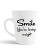 Aj Prints Smile You’re Losing Weight Printed Conical Coffee Mug- Funny Coffee Mug Gift for Girl | Save 33% - Rajasthan Living 9