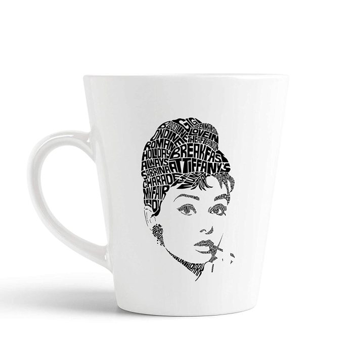 Aj Prints Famous Pop Actress Printed Conical Coffee Mug- White Mug for Tea, Milk- 12OZ | Save 33% - Rajasthan Living 5
