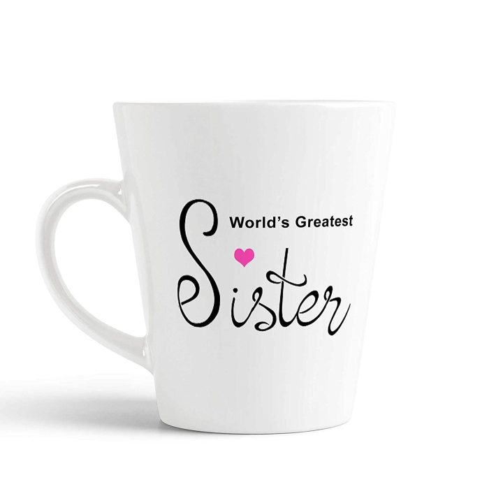 Aj Prints World’s Greatest Sister Printed Conical Coffee Mug-White Ceramic Tea Cup-Gift for Sister,Gift for Her/Him | Save 33% - Rajasthan Living 5