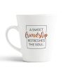 Aj Prints Latte Coffee Mug A Sweet Friendship Refreshes The Soul Ceramic Cup Novelty Gift for Friends – 12 OZ | Save 33% - Rajasthan Living 9