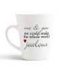Aj Prints Me and You Could Make The Whole World Jealous Printed Conical Coffee Mug- 350ml | Save 33% - Rajasthan Living 9