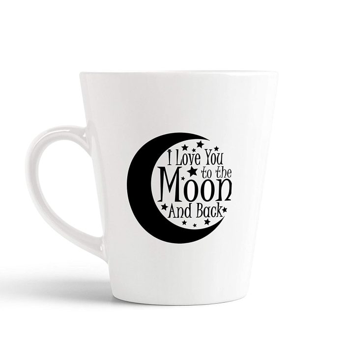 Aj Prints I Love You to The Moon and Back Printed Conical Coffee Mug- Love Quotes Coffee Mug- Gift for Girlfriend, Wife | Save 33% - Rajasthan Living 5