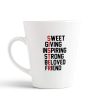 Aj Prints Sweet Giving Inspiring Strong Beloved Friend Printed Conical Coffee Mug- 12Oz Coffee Mug Gift for Friend | Save 33% - Rajasthan Living 9