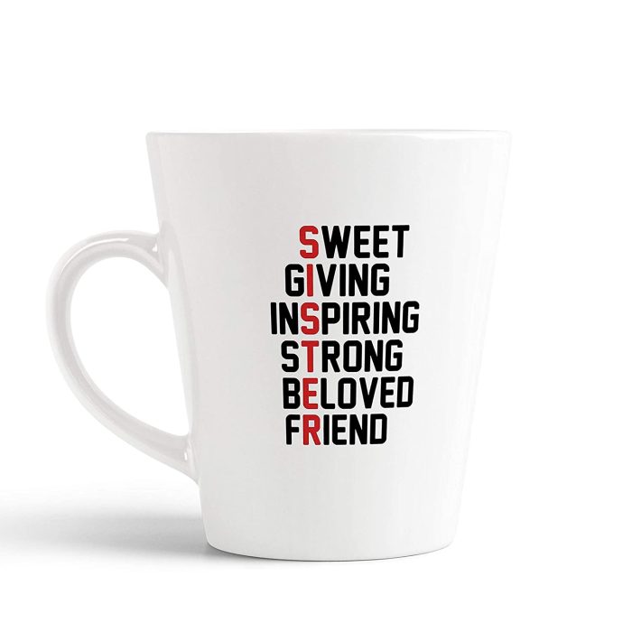 Aj Prints Sweet Giving Inspiring Strong Beloved Friend Printed Conical Coffee Mug- 12Oz Coffee Mug Gift for Friend | Save 33% - Rajasthan Living 5