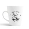 Aj Prints Better Late Than Ugly Printed Conical Coffee Mug- Motivation Quote Mug, Gift for Friends, Gift for Him/Her | Save 33% - Rajasthan Living 10