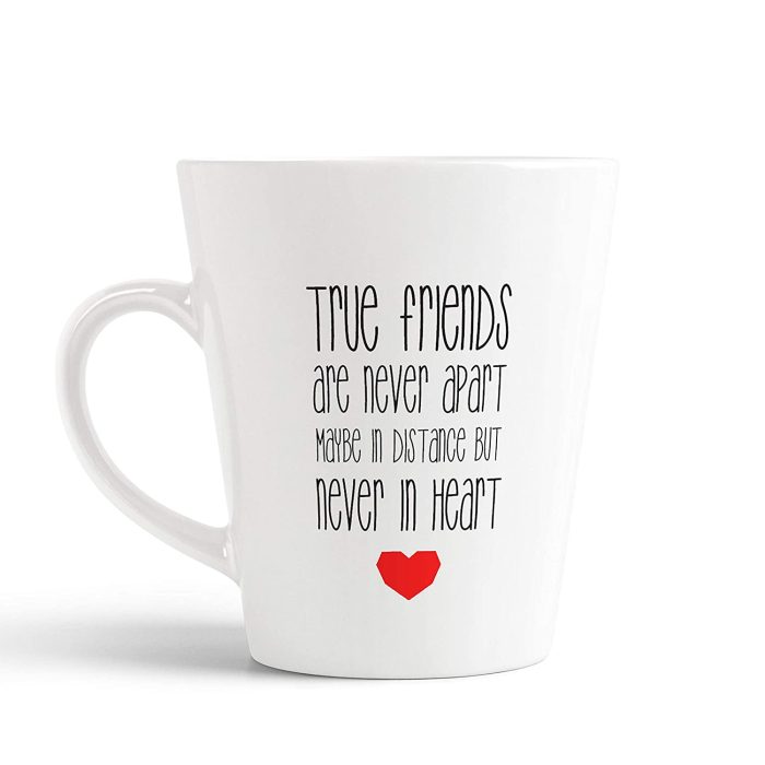 Aj Prints Ture Friend Printed Conical Coffee Mug for Friendship Day-350ml-White | Save 33% - Rajasthan Living 5