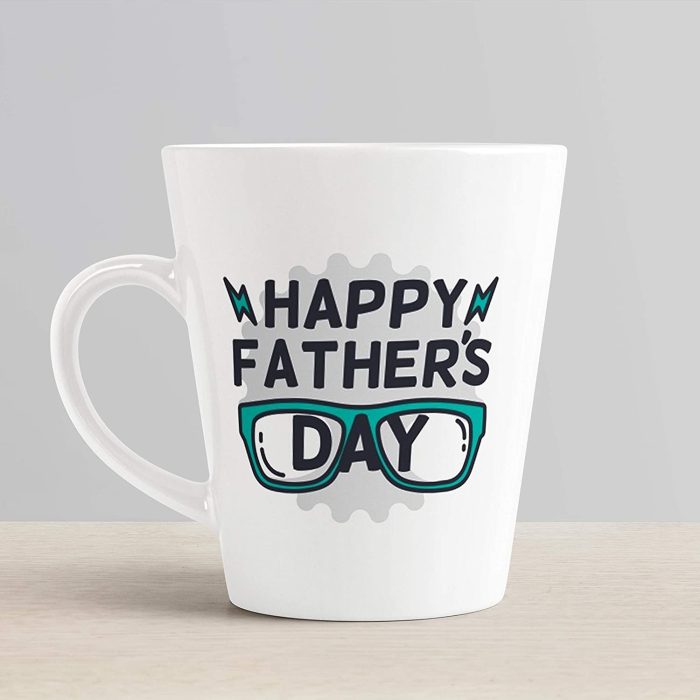 Aj Prints Happy Father?s Day Best Quotes Printed Ceramic Conical Mug 325ml, White | Save 33% - Rajasthan Living 6
