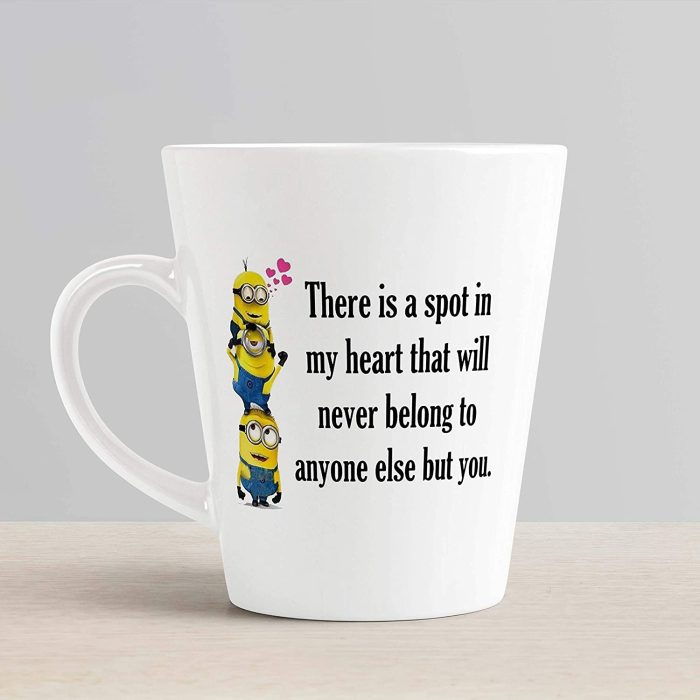 Aj Prints Love Quotes Cartoon Conical Coffee Mug- Funny Mug for Milk, Coffee, Tea 350ml Mug Gift for Friend, Boyfriend, Husband | Save 33% - Rajasthan Living 6