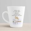 Aj Prints Side by Side or Miles a Part,Sisters Will Always be Connected by The Heart Cute Quotes Conical Coffee Mug-350ml-White | Save 33% - Rajasthan Living 10