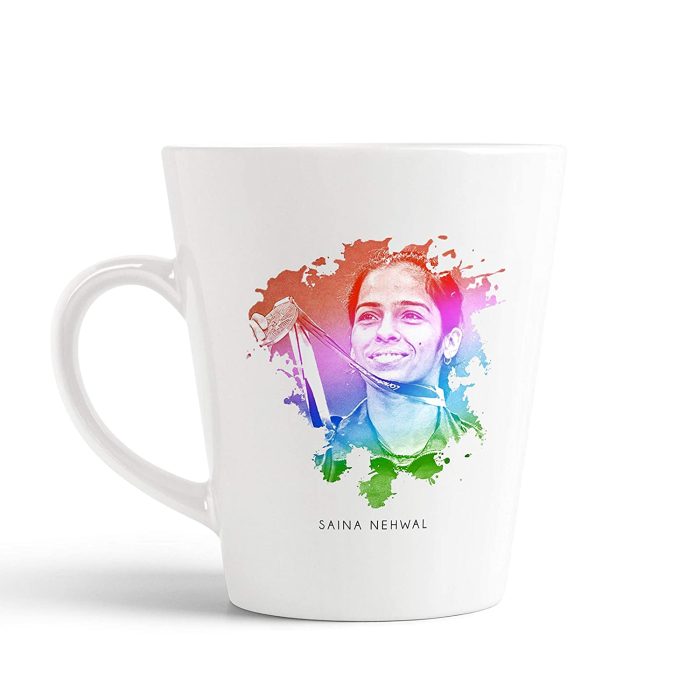 Aj Prints Inspirational Quotes Printed Conical Coffee Mug- Coffee Mug Gift for Badminton Fans- 12Oz | Save 33% - Rajasthan Living 5