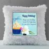 Vickvii Printed Happy Birthday With Cupcake Led Cushion With Filler (38*38CM) | Save 33% - Rajasthan Living 9