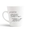 Aj Prints Coffee++ Program Funny Ceramic Conical Coffee Mug (White, 12 oz) | Save 33% - Rajasthan Living 9