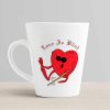 Aj Prints Love is Blind Cute Heart Design Printed Conical Mug- Funny Coffee Mug, White 12Oz Milk Mug for Couple | Save 33% - Rajasthan Living 10