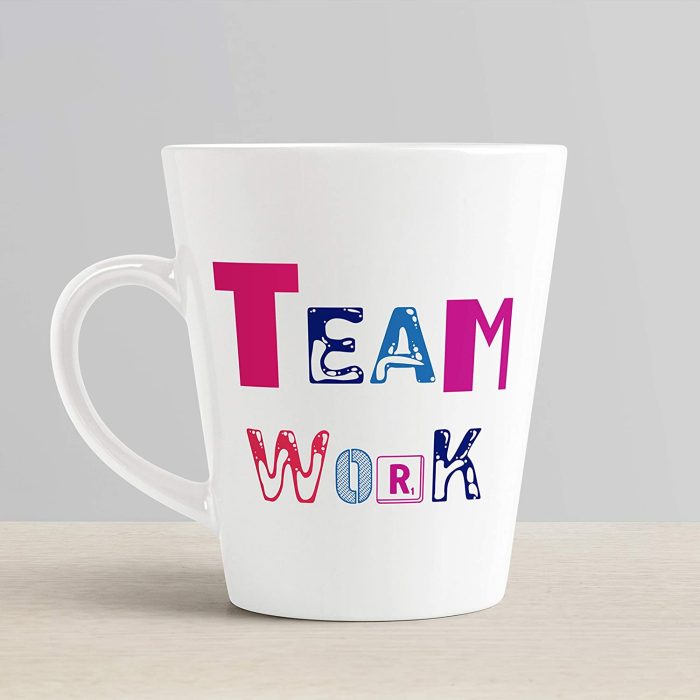 Aj Prints Team Work Printed Conical Coffee Mug- 350ml Coffee Mug- New Theme Printed Conical Mug | Save 33% - Rajasthan Living 6