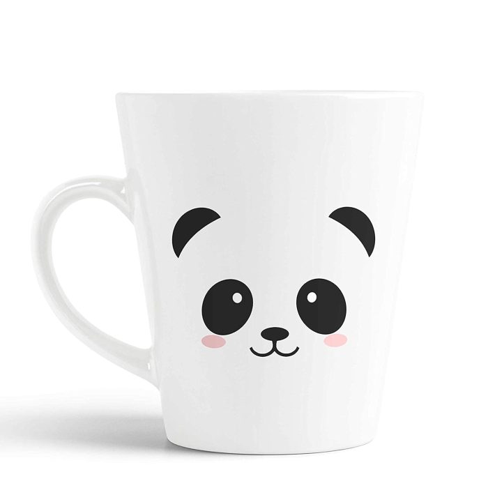 Aj Prints Panda Face Design Printed On White Conical Coffee Mug-12Oz Tea Cup-Gift for Bridal Parties,Funny Mug,Gift for Boyfriend/Girlfriend | Save 33% - Rajasthan Living 5