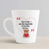 Aj Prints Cute Teddy Cartoon Quotes Printed Conical Coffee Mug- 350ml Coffee Mug Gift for Couple | Save 33% - Rajasthan Living 11