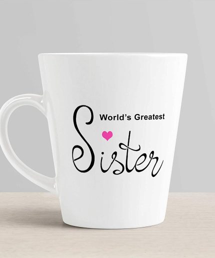 Aj Prints World’s Greatest Sister Printed Conical Coffee Mug-White Ceramic Tea Cup-Gift for Sister,Gift for Her/Him | Save 33% - Rajasthan Living 3