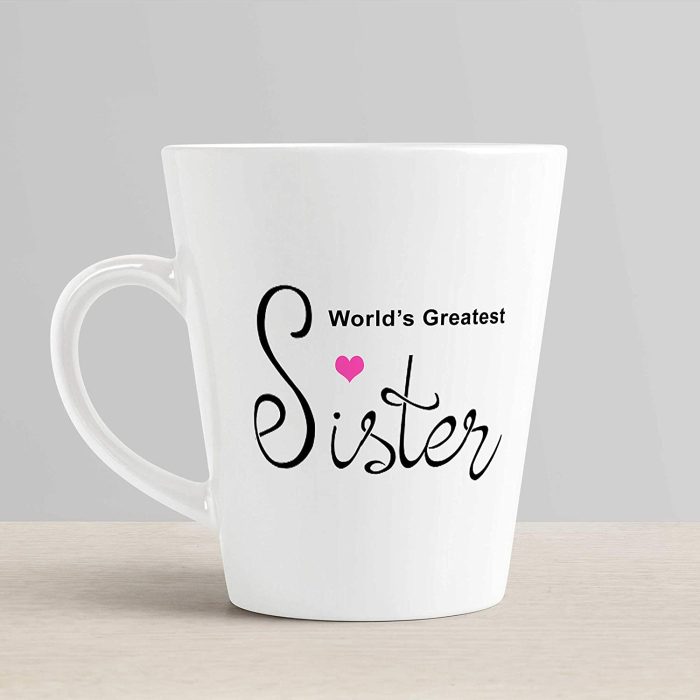 Aj Prints World’s Greatest Sister Printed Conical Coffee Mug-White Ceramic Tea Cup-Gift for Sister,Gift for Her/Him | Save 33% - Rajasthan Living 6