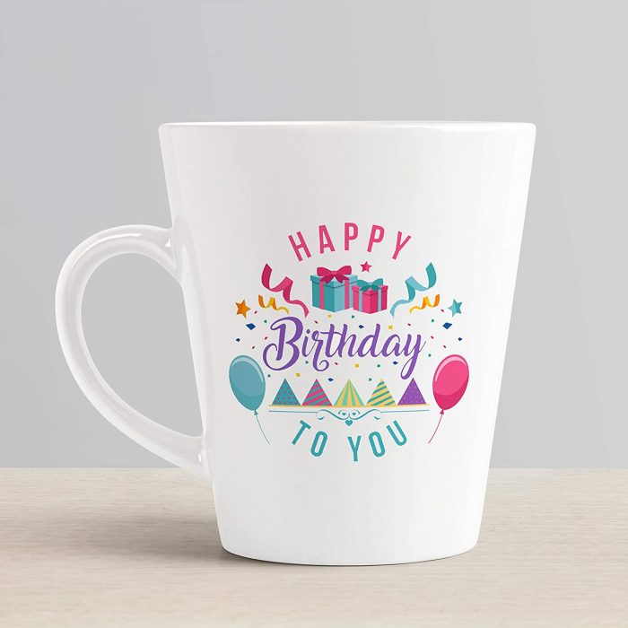 Aj Prints Happy Birthday to You Printed Conical Coffee Mug- 12Oz Coffee Mug Gift for Birthday | Save 33% - Rajasthan Living 6
