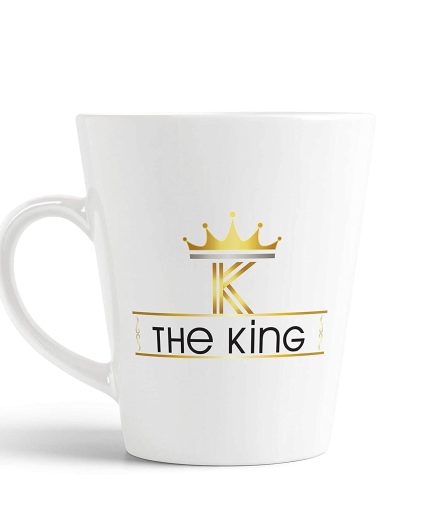 Aj Prints King and Queen Conical Latte Ceramic Mug Set (12 Oz, White) | Save 33% - Rajasthan Living 3