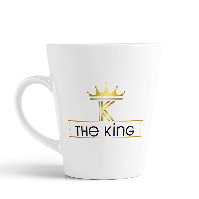 Aj Prints King and Queen Conical Latte Ceramic Mug Set (12 Oz, White) | Save 33% - Rajasthan Living 6