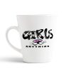 Aj Prints Independent Women Quotes Conical Coffee Mug- Girls Can Do Anything Printed Milk Mug | Save 33% - Rajasthan Living 9