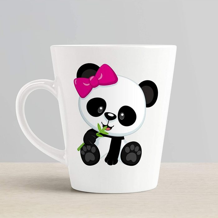 Aj Prints Cute Panda Printed Conical Coffee Mug Gift For Kids, Funny Milk Mug- 350ml | Save 33% - Rajasthan Living 6