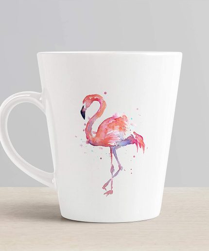 Aj Prints Flamingo Bird Printed Conical Coffee Mug- Ceramic Mug for Kids, Mom, Dad- 350ml | Save 33% - Rajasthan Living 3