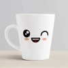 Aj Prints Conical Latte Mug 12oz Cute Creative Cartoon Face Expression Mug Gift | Save 33% - Rajasthan Living 10