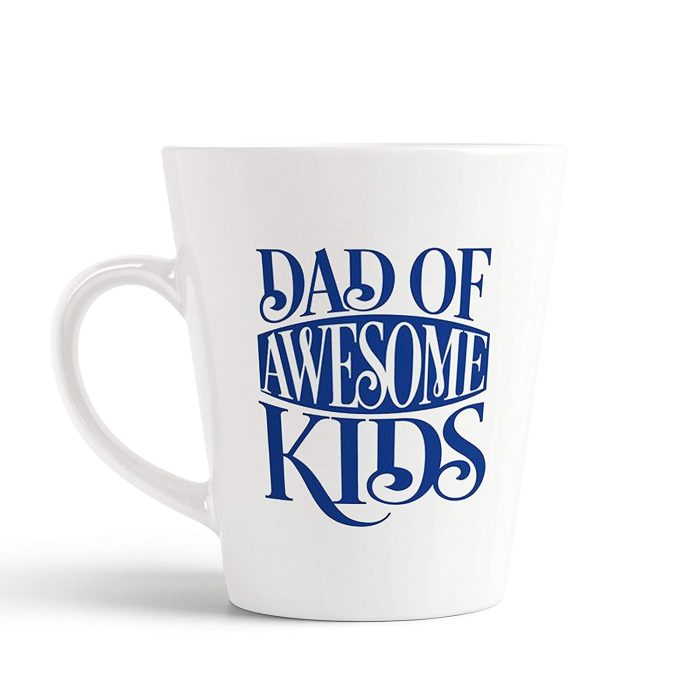 Aj Prints Dad of Awesome Kids Printed Conical Coffee Mug- 12Oz Coffee Mug, Gift for Him/Her | Save 33% - Rajasthan Living 5