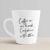 Aj Prints Coffee in One Hand, Confidence in The Other Latte Coffee Mug Gift for Him/Her, 12oz Ceramic Coffee Novelty Conical Mug/Cup | Save 33% - Rajasthan Living 10