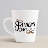 Aj Prints Happy Father?s Day Quotes Printed Ceramic Conical Mug 325ml, White | Save 33% - Rajasthan Living 10