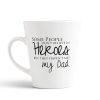 Aj Prints Dad Quote Conical Coffee Mug Ceramic Mug Gift for Fathers Day, Gift for Birthday 350ml | Save 33% - Rajasthan Living 9