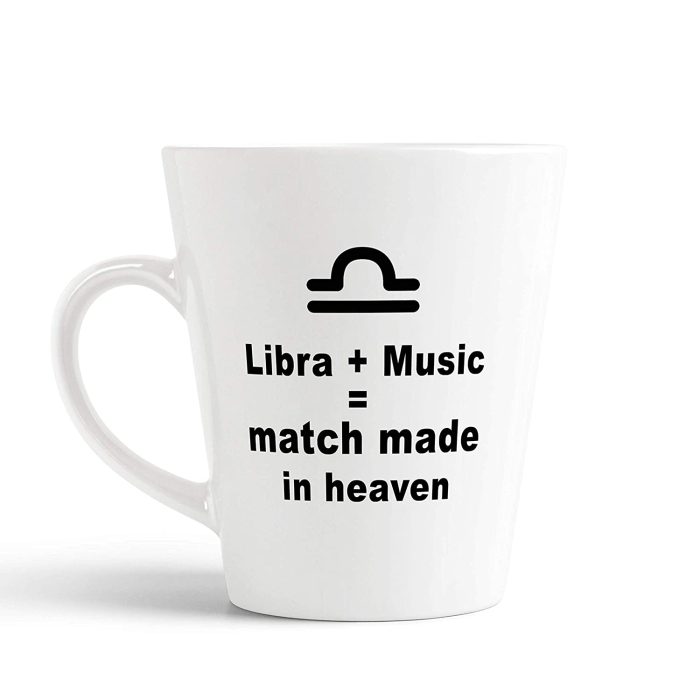 Aj Prints Libra Music Match Made in Heaven Printed Ceramic Conical Coffee Mug | Save 33% - Rajasthan Living 5