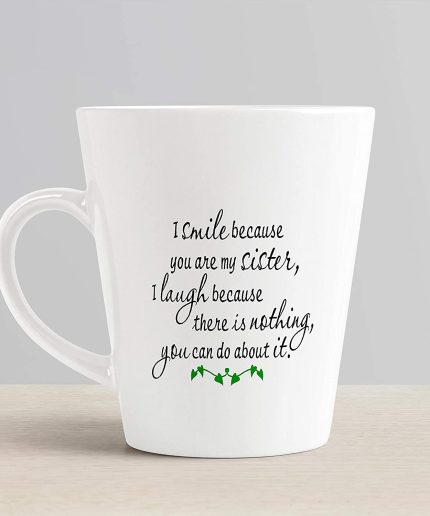 Aj Prints Funny Quotes Printed Conical Coffee Mug-350ml-White Ceramic Coffee Mug | Save 33% - Rajasthan Living 3