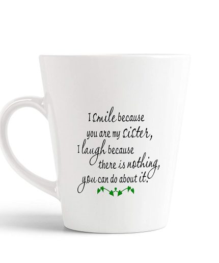 Aj Prints Funny Quotes Printed Conical Coffee Mug-350ml-White Ceramic Coffee Mug | Save 33% - Rajasthan Living