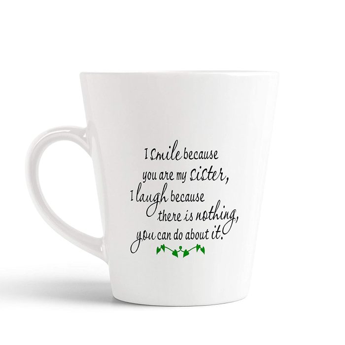 Aj Prints Funny Quotes Printed Conical Coffee Mug-350ml-White Ceramic Coffee Mug | Save 33% - Rajasthan Living 5