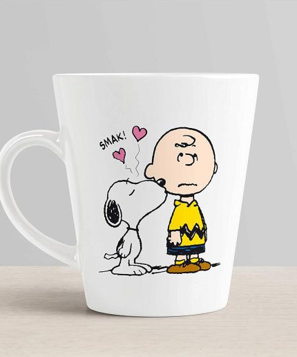 Aj Prints Snoopy and Charlie Brown Printed Conical Coffee Mug -White-12Oz- Gift for Friends/Best Gift for Dog Lover Coffee Mug | Save 33% - Rajasthan Living