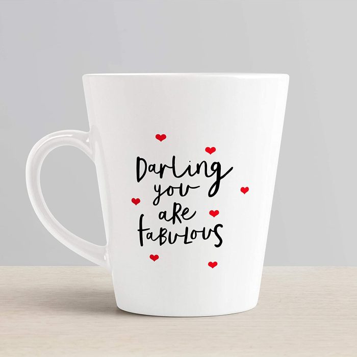 Aj Prints Darling, You are Fabulous Printed Conical Coffee Mug- Funny Mug- Gift for Girlfriend, Wife | Save 33% - Rajasthan Living 6