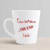 Aj Prints I Love You More Printed Conical Coffee Mug- Ceramic Milk Mug, Gift for Him/Her | Save 33% - Rajasthan Living 10