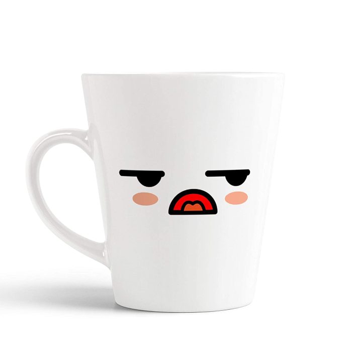Aj Prints Conical Latte Mug 12oz Cute Creative Cartoon Face Expression Mug Gift | Save 33% - Rajasthan Living 5