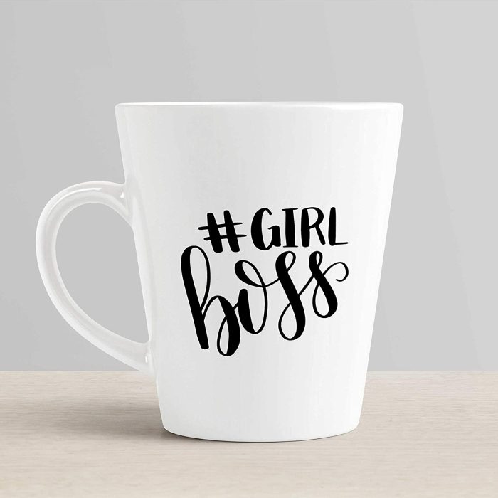 Aj Prints Girl BOSS Printed Conical Coffee Mug-350ml -White Tea/Coffee Mug | Save 33% - Rajasthan Living 6