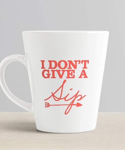Aj Prints I Don’t Give a Sip Funny Coffee Latte Mug Novelty Gift Ceramic Cup 12oz | Save 33% - Rajasthan Living 3