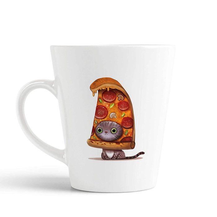 Aj Prints Cute Cat Cartoon Printed Conical Coffee Mug- White Ceramic Mug- 12Oz Gift for Cat Lover | Save 33% - Rajasthan Living 5
